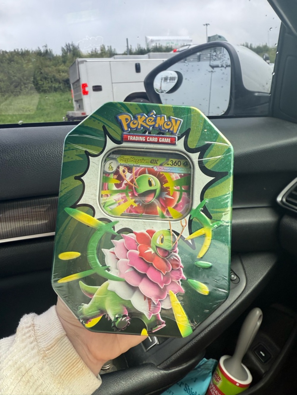 Pokemon TCG Mega Evolution Ascended Heroes Mega Meganium Ex Green Tin Sealed